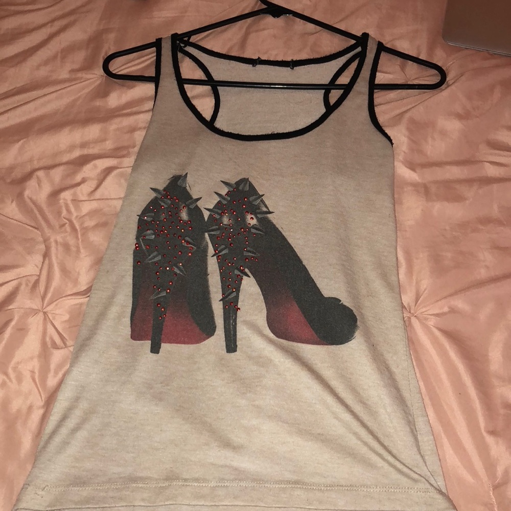 Red Bottom Tank Top